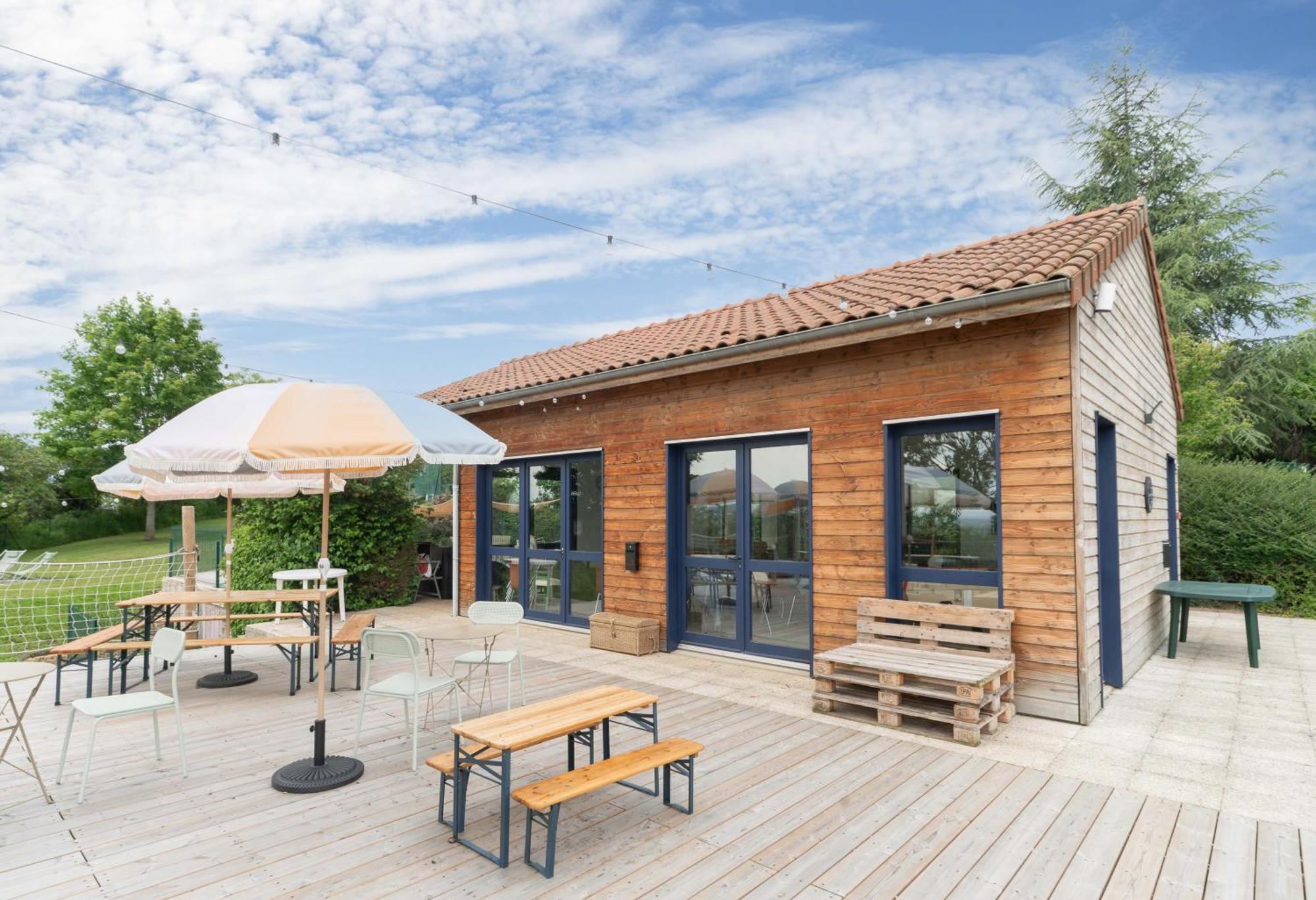 Camping Le Mont Libre - Cottage & Espace Nature - 加纳 外观 照片