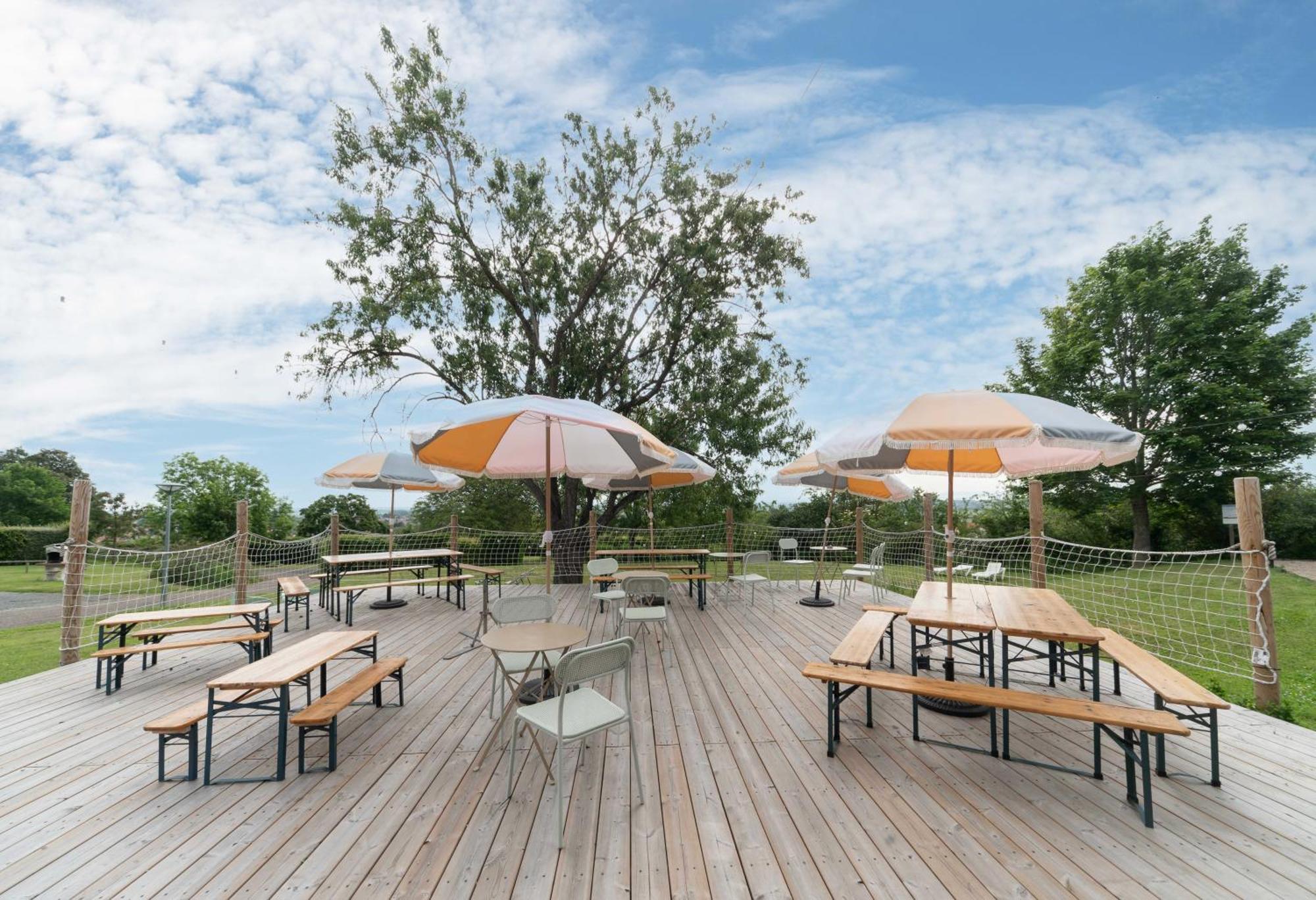 Camping Le Mont Libre - Cottage & Espace Nature - 加纳 外观 照片