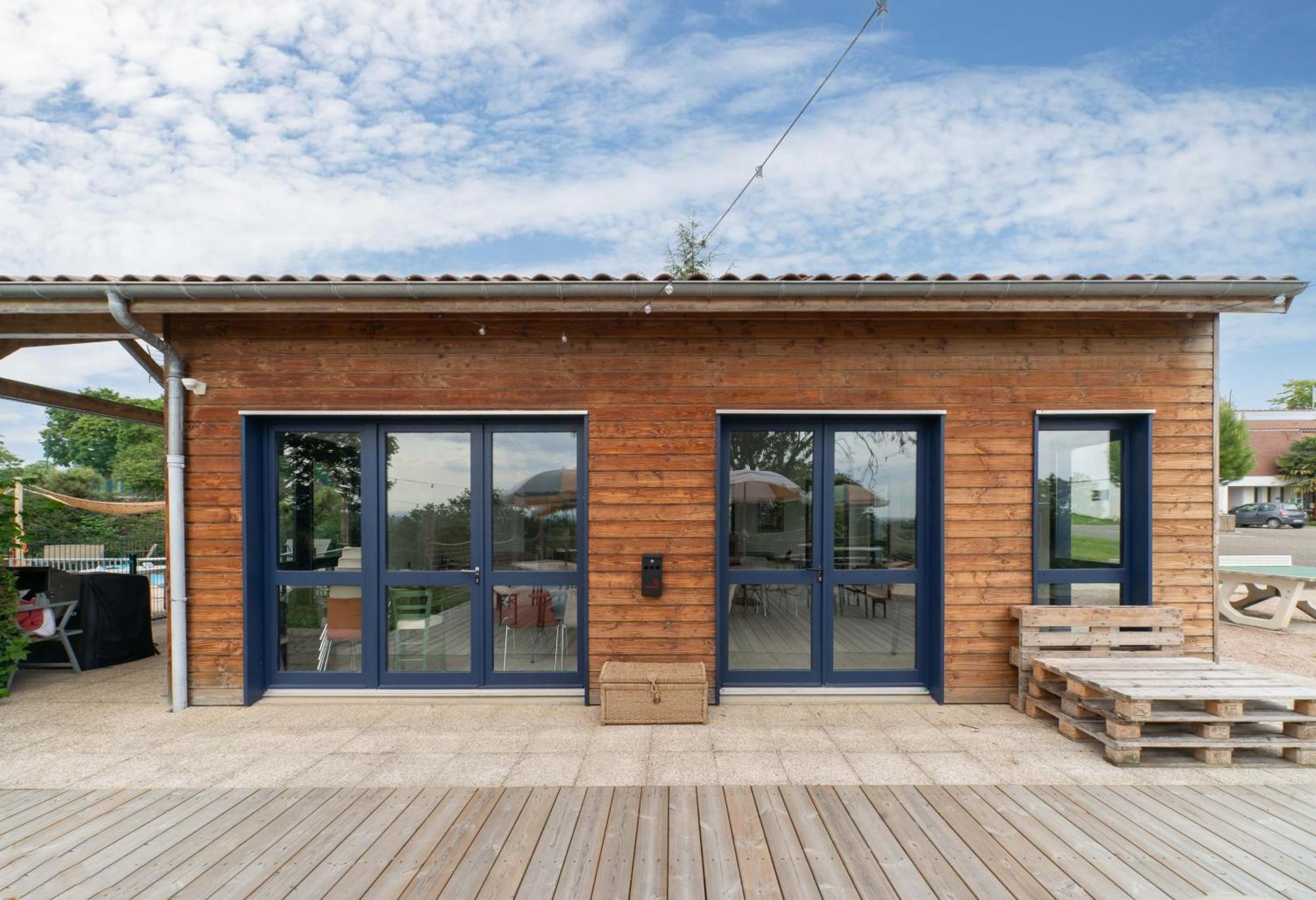 Camping Le Mont Libre - Cottage & Espace Nature - 加纳 外观 照片